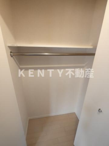 収納　たっぷりとした収納スペースです