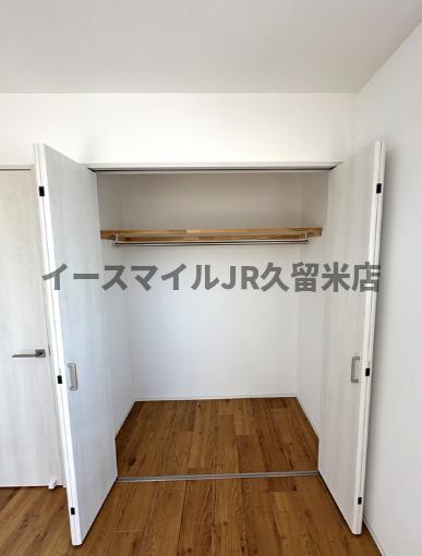 収納　たっぷりとした収納スペースです