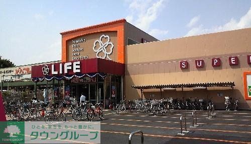 スーパー　ライフ奥戸店（スーパー）まで851m