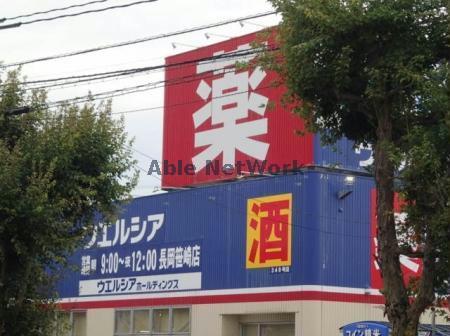 ドラックストア　ウエルシア長岡笹崎店（ドラッグストア）まで1132m