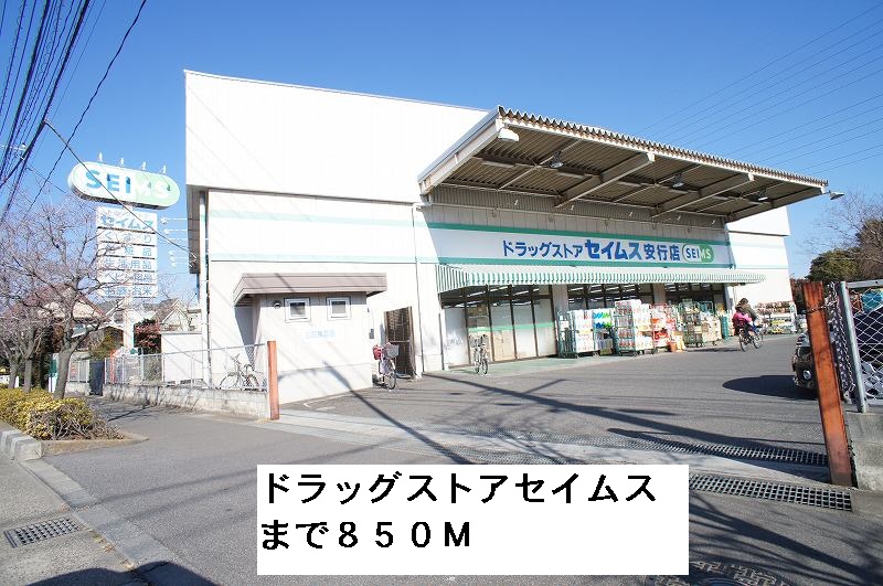 ドラックストア　ドラッグストアセイムス（ドラッグストア）まで850m