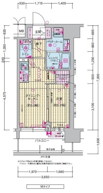プレサンス東淀川駅前プローシェの間取り写真
