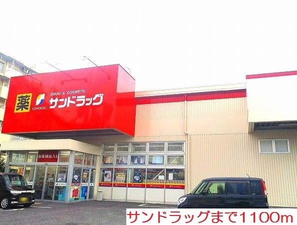 ドラックストア　サンドラッグ（ドラッグストア）まで1100m