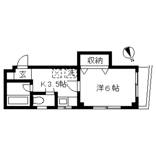T.H.Eフォートクワハラの間取り写真
