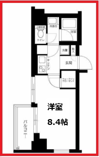 都営新宿線 森下駅 徒歩8分 6階建 築13年の間取り写真