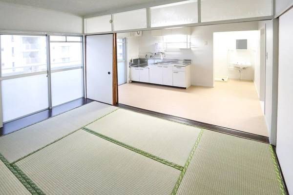 ビレッジハウス門田1号棟の居間写真