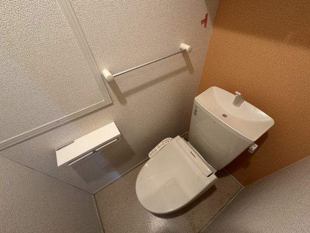 ＪＲ信越本線 群馬八幡駅 徒歩64分 2階建 築9年のトイレ写真