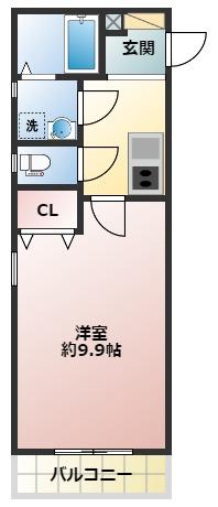 ＪＲ総武線 津田沼駅 徒歩15分 3階建 築11年の間取り写真