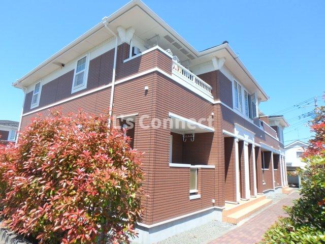 建物外観　都市ガス使用のアパートです。