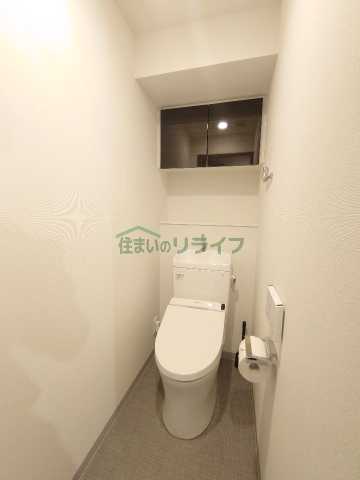 東京メトロ銀座線 稲荷町駅 徒歩4分 13階建 築7年のトイレ写真