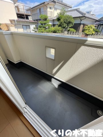 バルコニー　広々としたバルコニーです