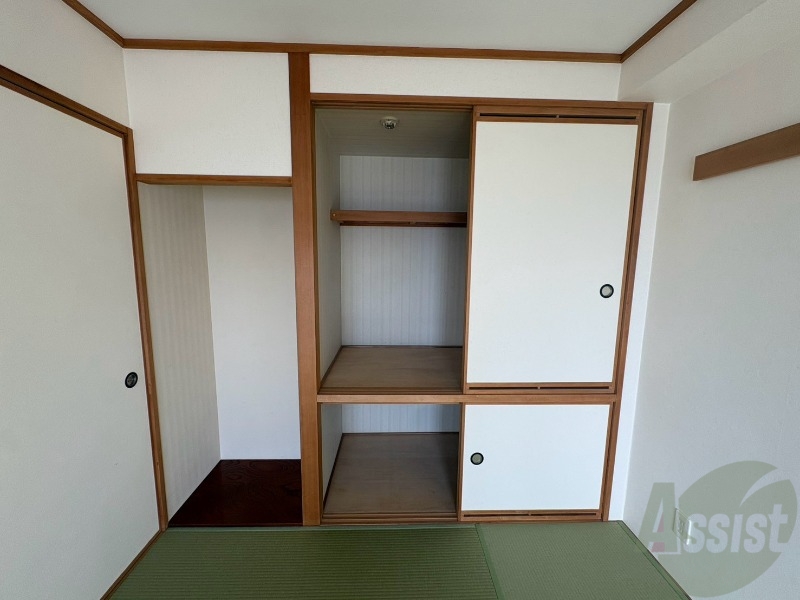 収納　収納もバッチリあるのでお部屋が片付きますよ！