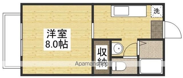 ＪＲ山陽本線 上道駅 徒歩18分 2階建 築28年の間取り写真
