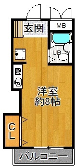 杭瀬南新町１丁目マンションの間取り