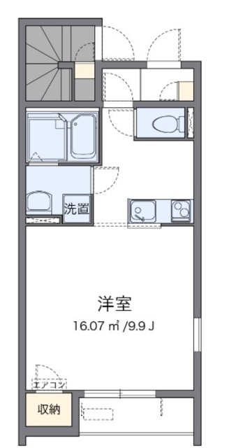 クレイノ結の間取り