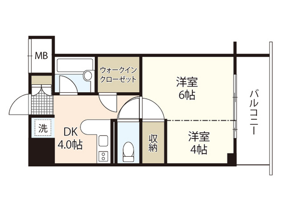 ラポール中島の間取り