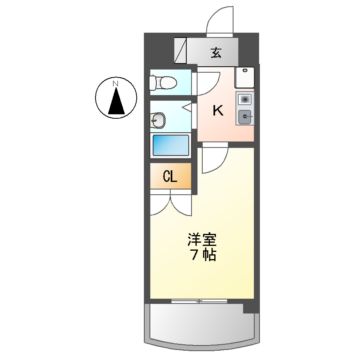 ヒサゴハイツIの間取り