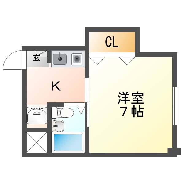 ローゼンラビーの間取り写真