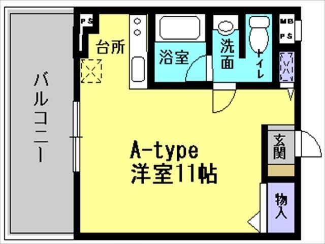 メゾンクレール２の間取り