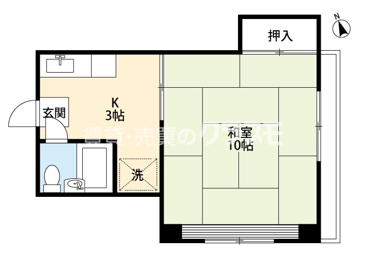 尼一マンションの間取り