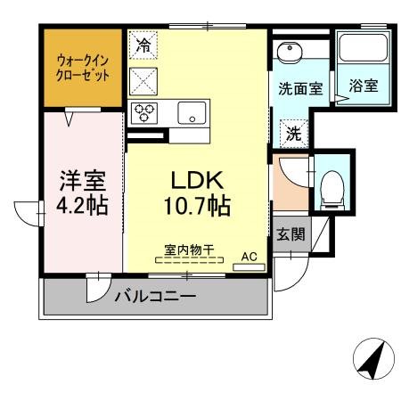 メゾンアゼリアの間取り