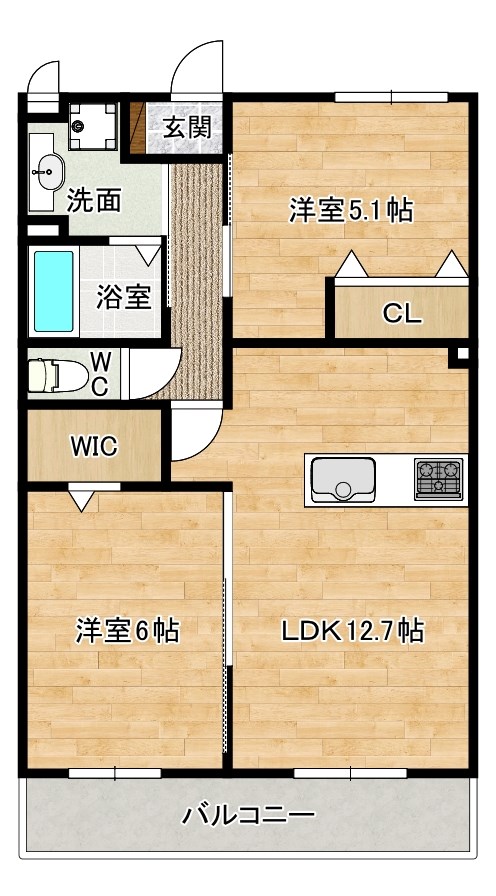 CITRUS　TREE（シトラス　ツリー）の間取り