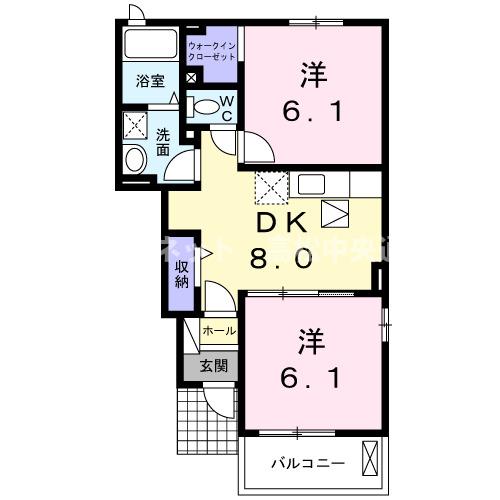 サンロイヤル幸町２の間取り