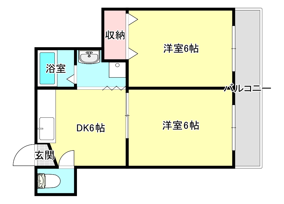 新屋敷の間取り