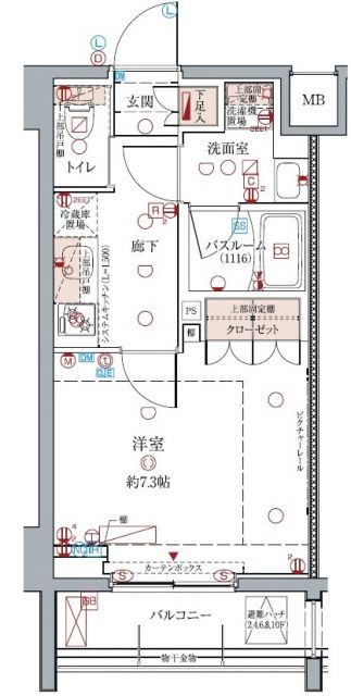 クレヴィスタ亀戸IIIの間取り