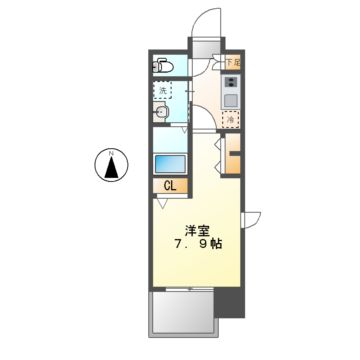 パルティール中村公園の間取り