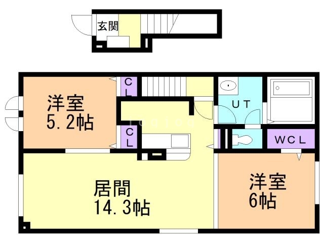 ルチェ　ソラーレの間取り