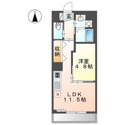 小平市栄町のマンションの間取り