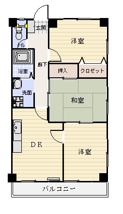 シティプラザミウラの間取り