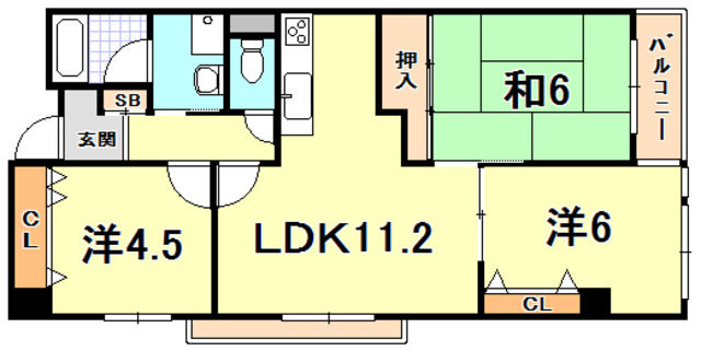 ユニゾン高取台の間取り