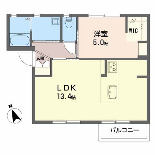 マ　メゾン　ソシアＢ棟の間取り