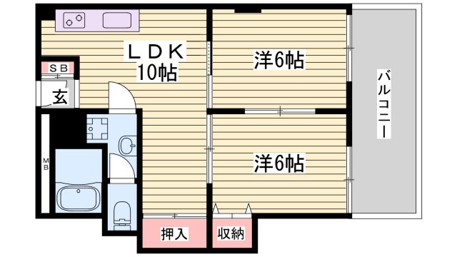 ペシュ七番館の間取り