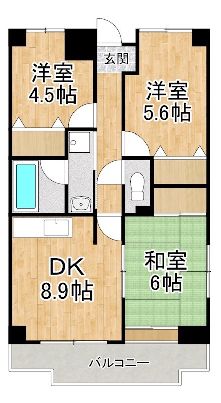 パークコート大津の間取り