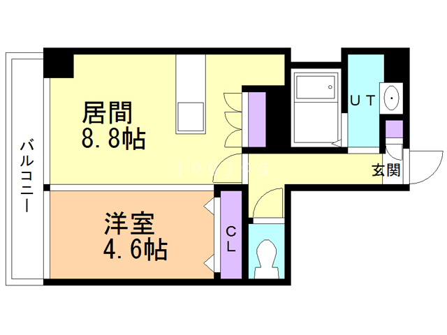 ノースプレミア大通北の間取り