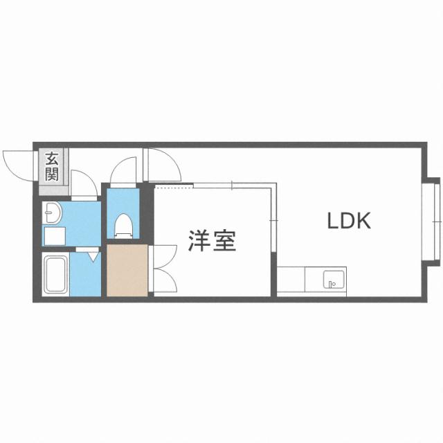 ラクシス札幌の間取り