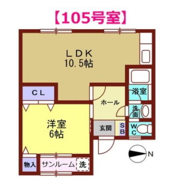 フレンドリーハイツの間取り