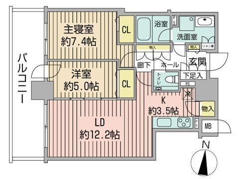 プレミスト札幌ターミナルタワーの間取り