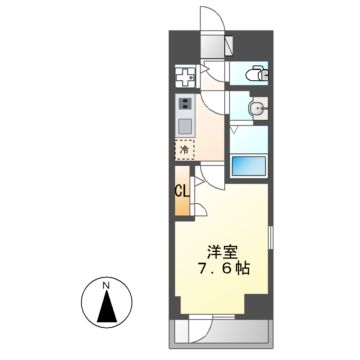 エスリード大須プレシアの間取り