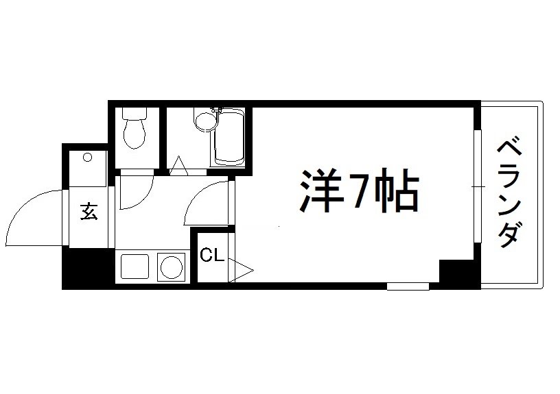 ユニバーシティ丸光の間取り