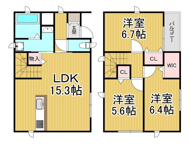 A-BASEの間取り