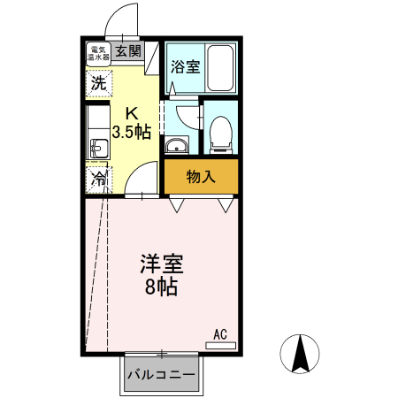 ロイヤルシャトー　B棟の間取り