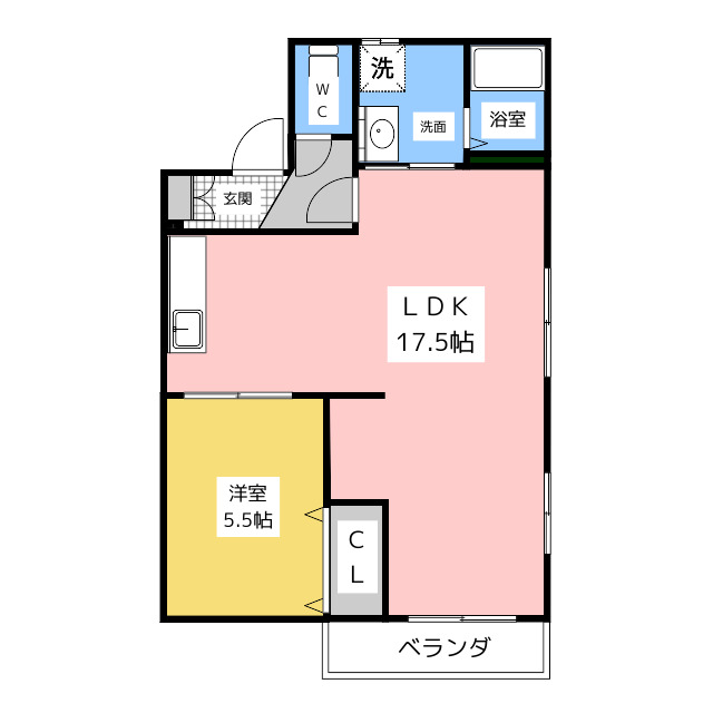 グリーンヒル旭の間取り