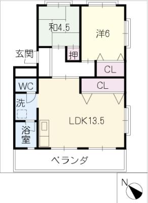 シティハイツ村井の間取り