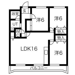 シティーオークの間取り