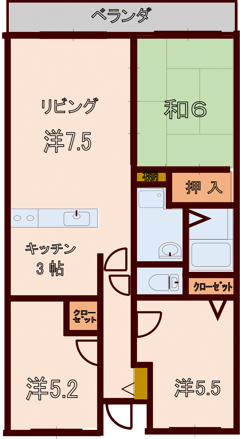 Fレジェンドの間取り