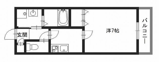 姫路市幸町のマンションの間取り